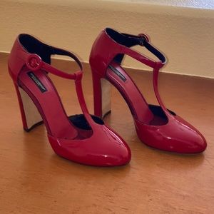 Dolce and Gabbana T-Strap Pumps